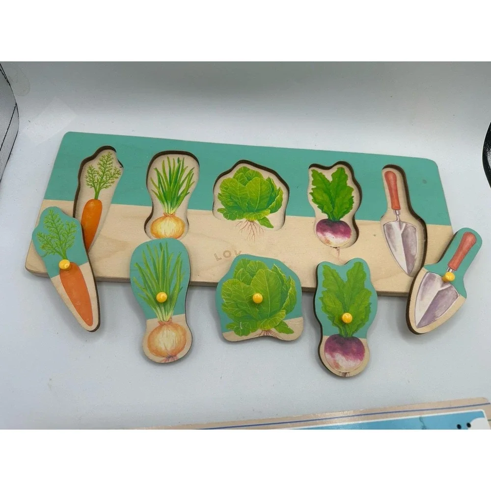 Lovevery Community Garden Puzzle Montessori Toy The Adventurer Kit 16-18 Months
